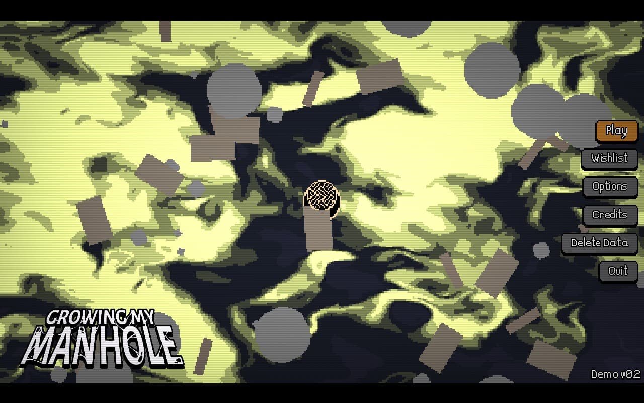 Growing My Manhole challenges you to stuff yourself with increasingly big objects